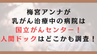 梅宮アンナが乳がん治療中の病院は国立がんセンター!人間ドックはどこかも調査!