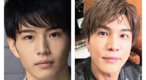 中沢元紀さんと岩田剛典さんの似てる画像